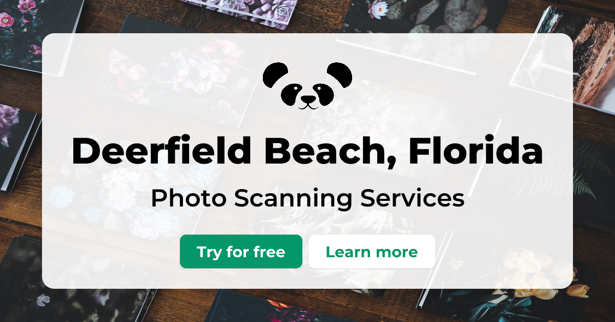 Deerfield Beach, Florida Photo Scanning PhotoPanda Premium Photo
