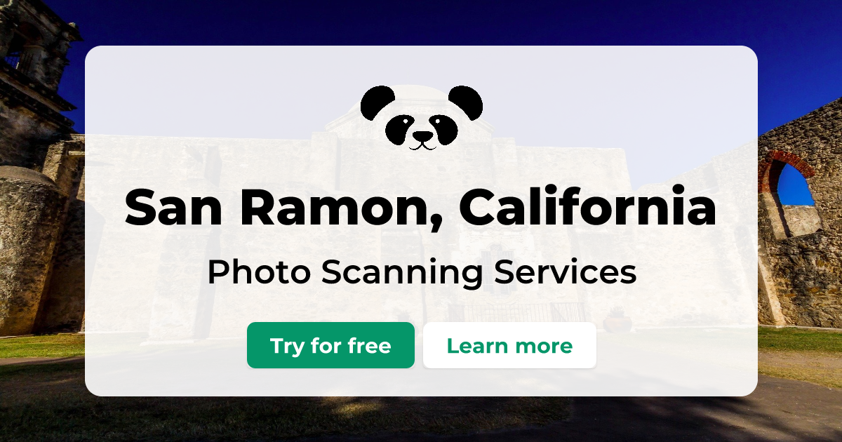 San Ramon, California Photo Scanning | PhotoPanda | Premium Photo Scanning